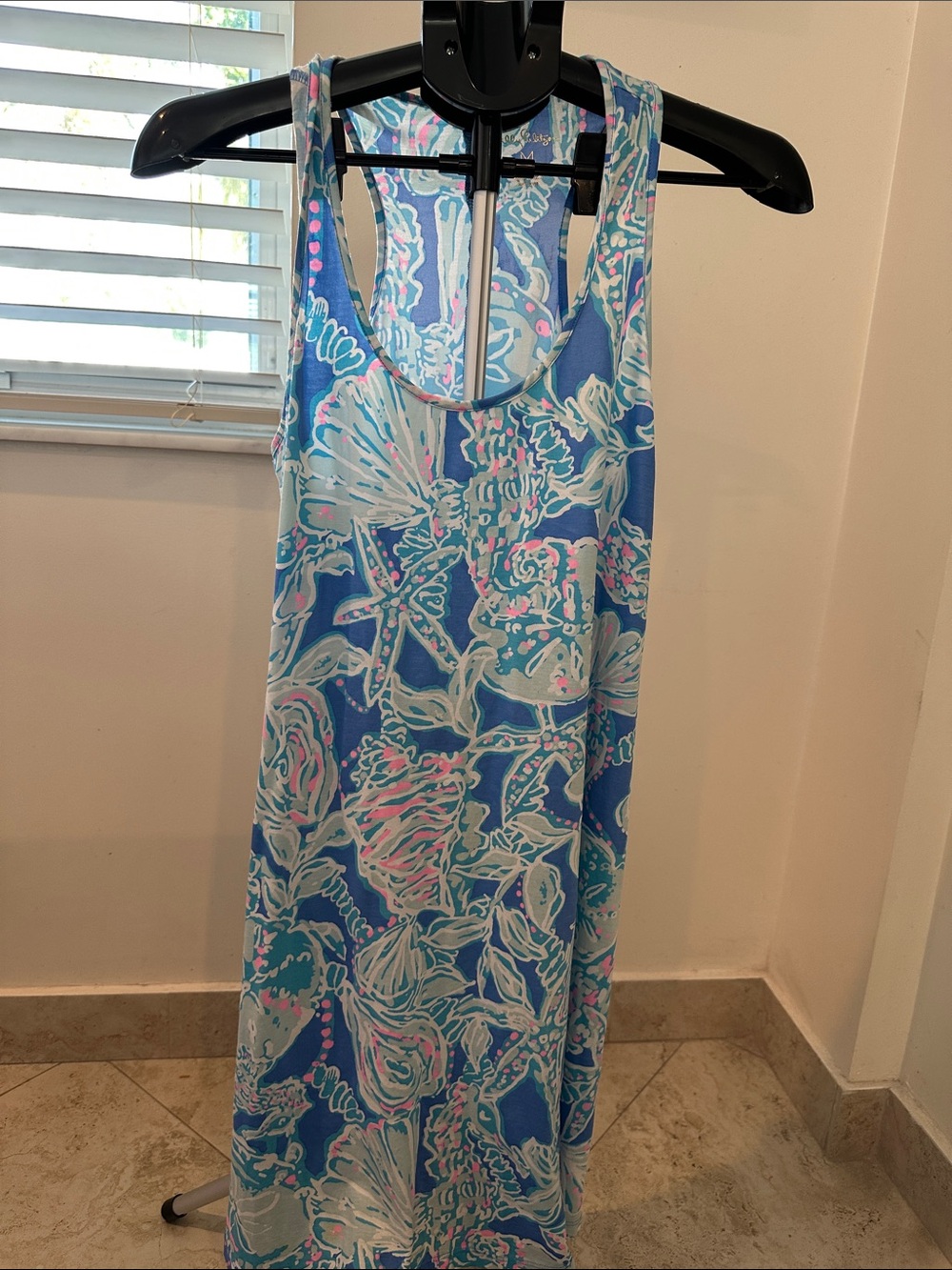 Lilly Pulitzer Tank Dress in Shell me something good print